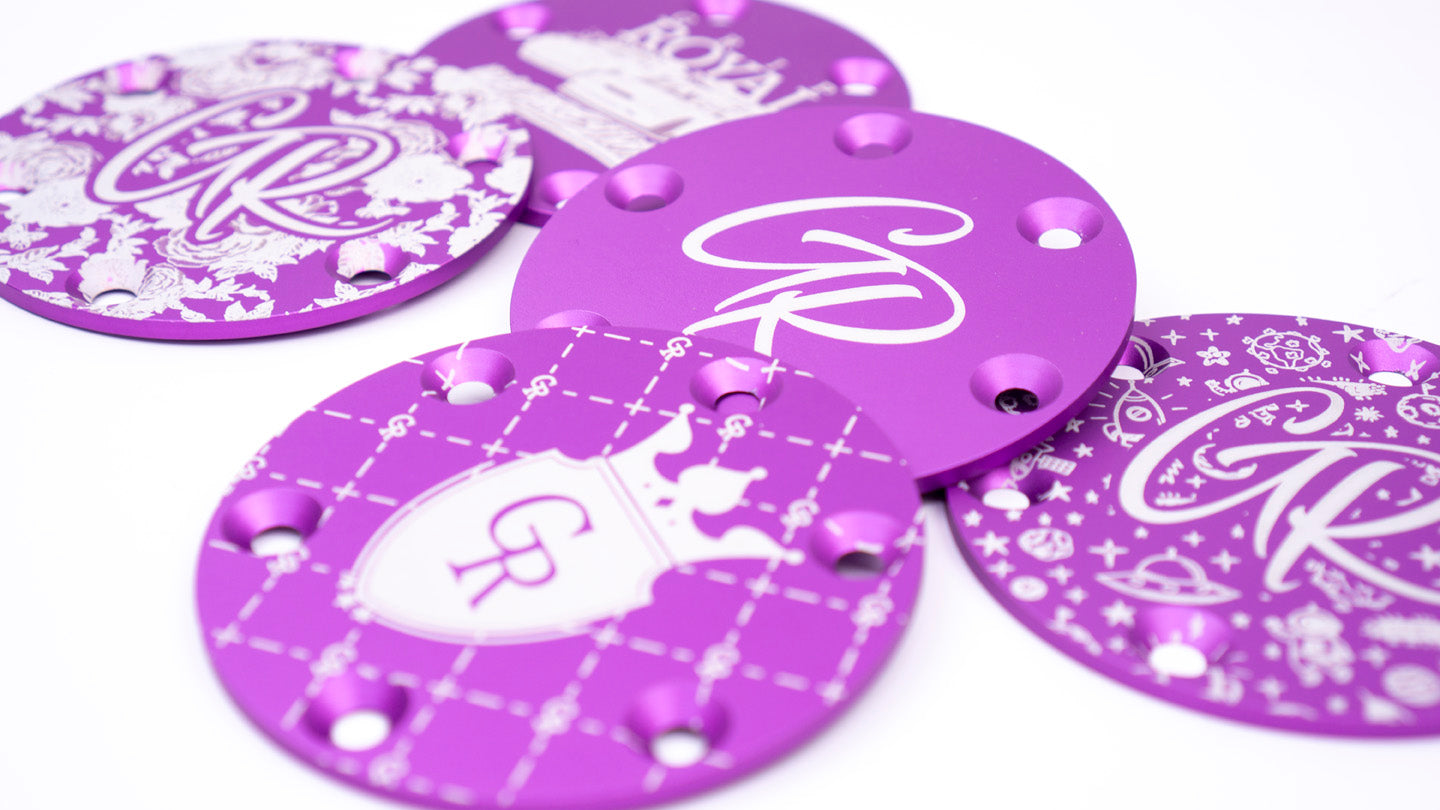 Horn Delete Plate Kit - Purple – Grip Royal