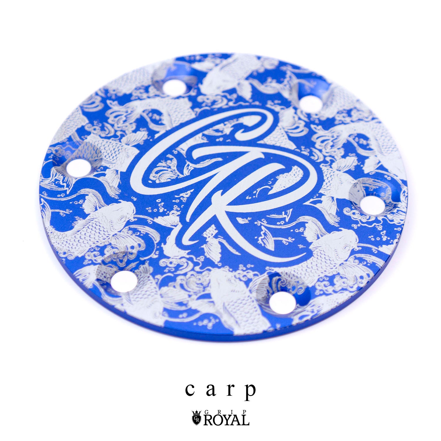 ブルーフルーテッド　フルリース　プレート ホーン削除プレートキット - ブルー – Grip Royal