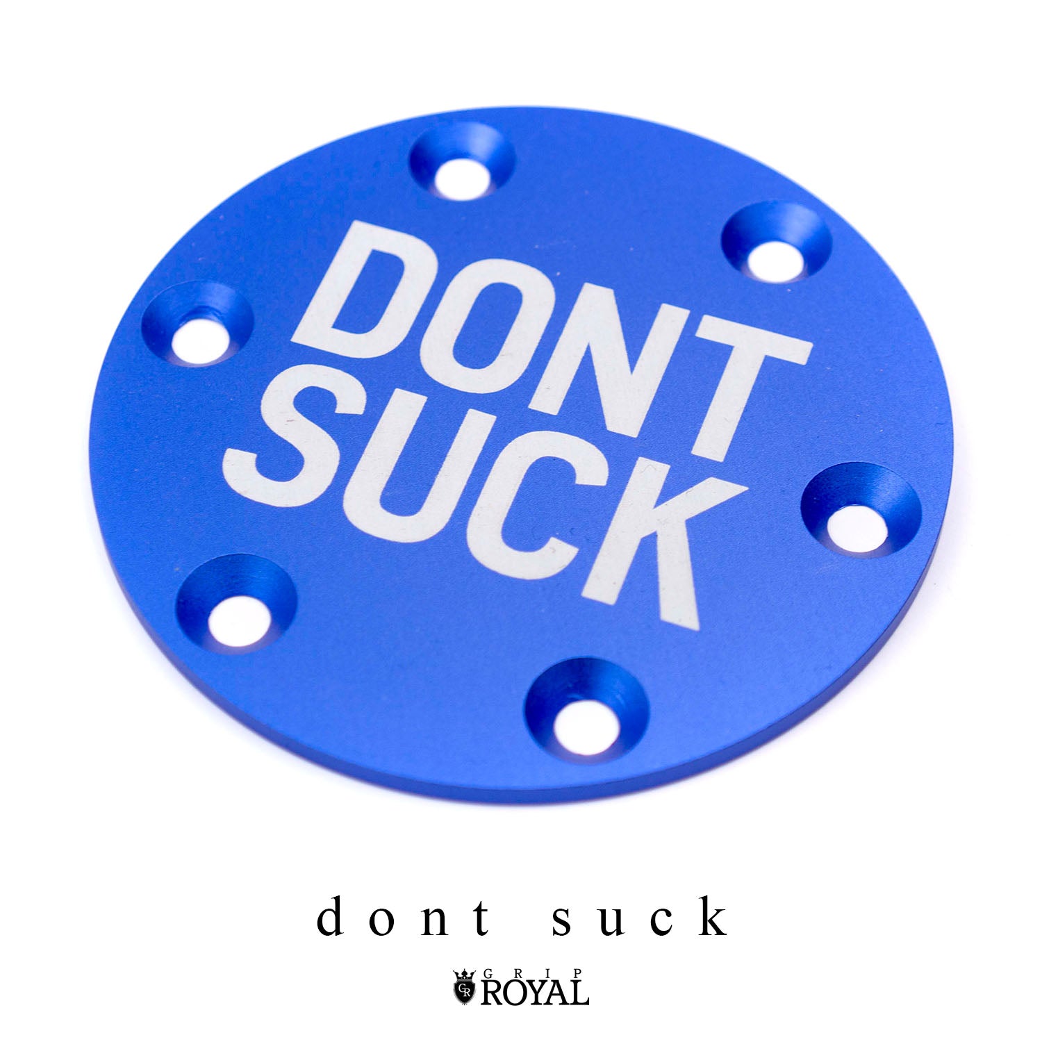 Horn Delete Plate Kit - Blue