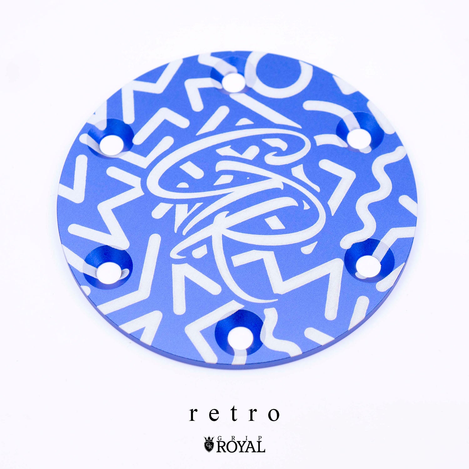 Horn Delete Plate Kit - Blue