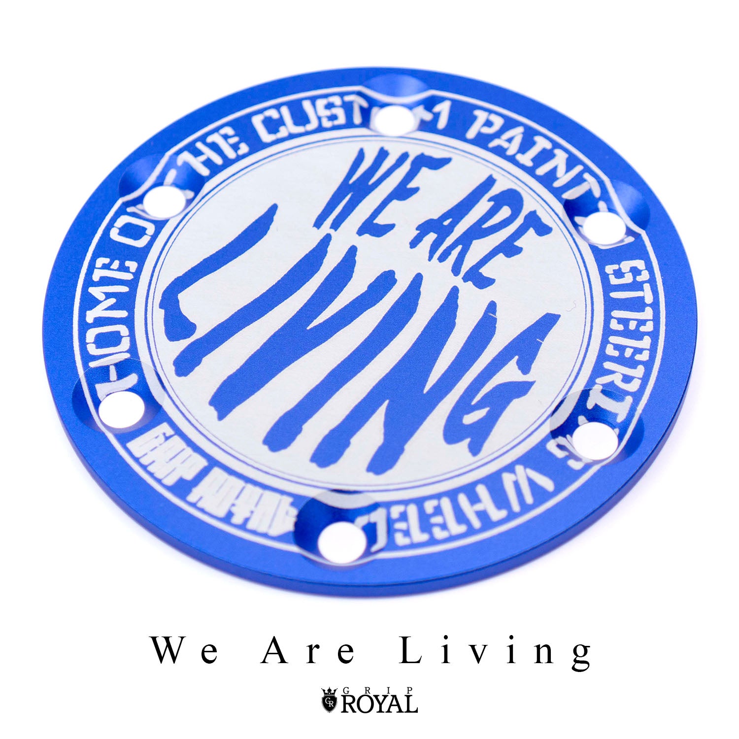 Horn Delete Plate Kit - Blue