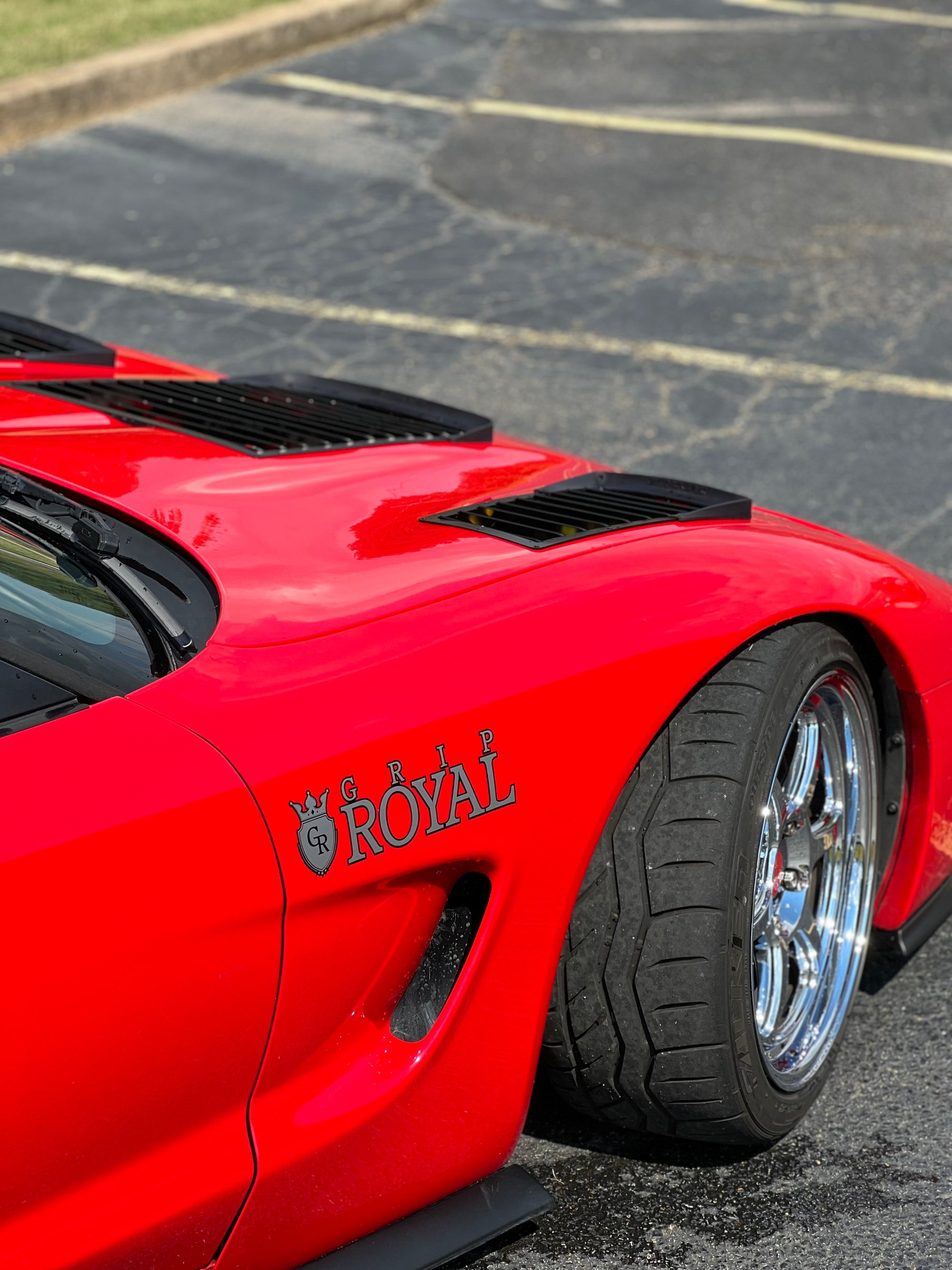 Sticker - 12" Paired Layered Logos