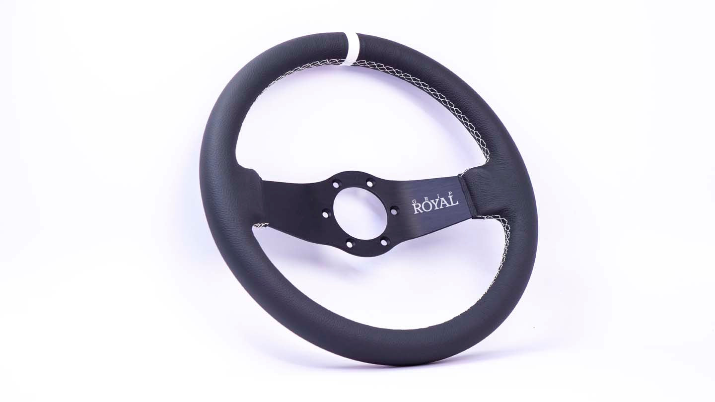 グリップロイヤル ステアリングホイール レザー アダプター付き GRIP ROYAL :: ユニークなステアリングホイールとシフトノブ