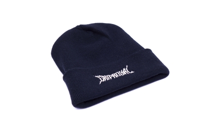 Beanie - Metal Logo - Black w/ White - Image 7