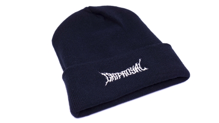 Beanie - Metal Logo - Black w/ White - Image 6