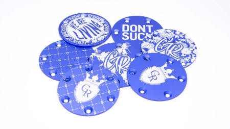 [CHOOSE YOUR DESIGN] Horn Delete Plate Kit - Blue - Image 21